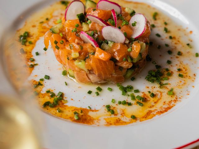 Les Deux Stations Tartare de saumon d’Écosse